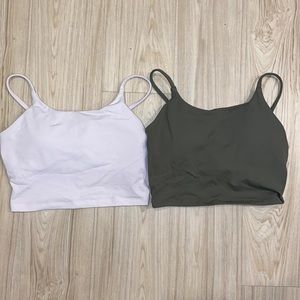 2 Lemedy Padded Crop Tank Tops